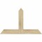 Ekena Millwork Portland Rough Sawn Timber Gable Bracket, Douglas Fir, 36"W x 23"H x 2"D x 4"F, 15/12 Pitch GBW036X23X0204POR00RDF - alternate 1